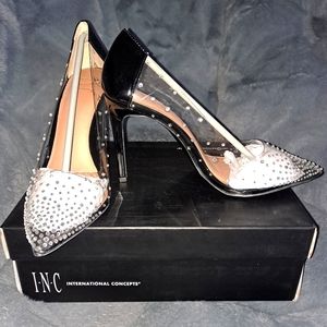 BRAND NEW Black Bling Heels